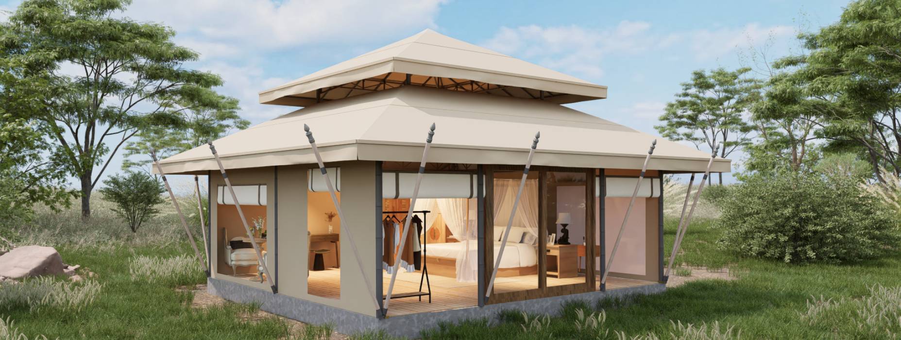 夏津县户外野奢帐篷